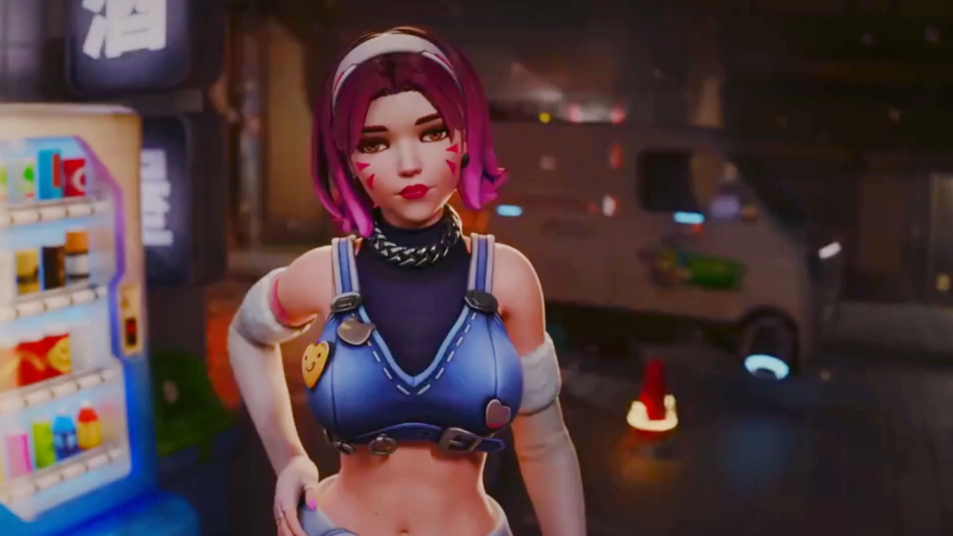 守望先锋d.va 为了门票不择手段 【3d/作者:reinamation3d】