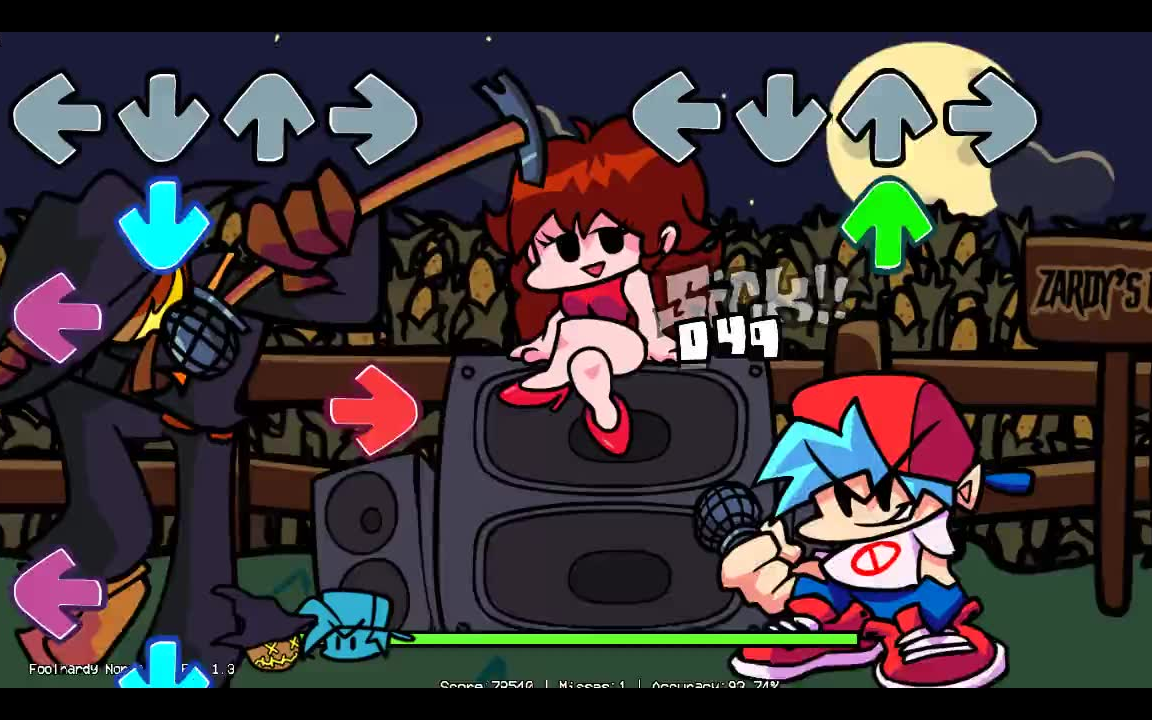 【fnf】foolhardy(12miss)