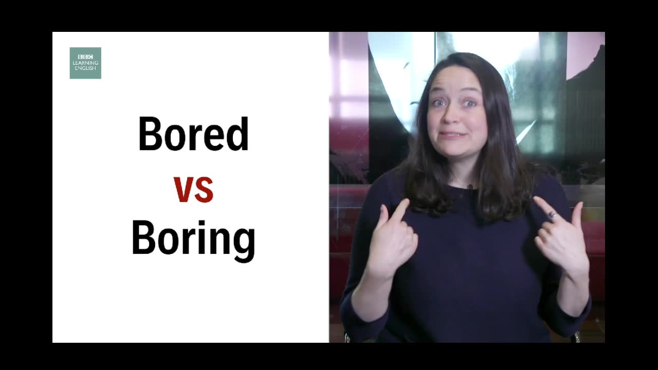 乐之学一分钟学英语Bored与Boring哔哩哔哩bilibili