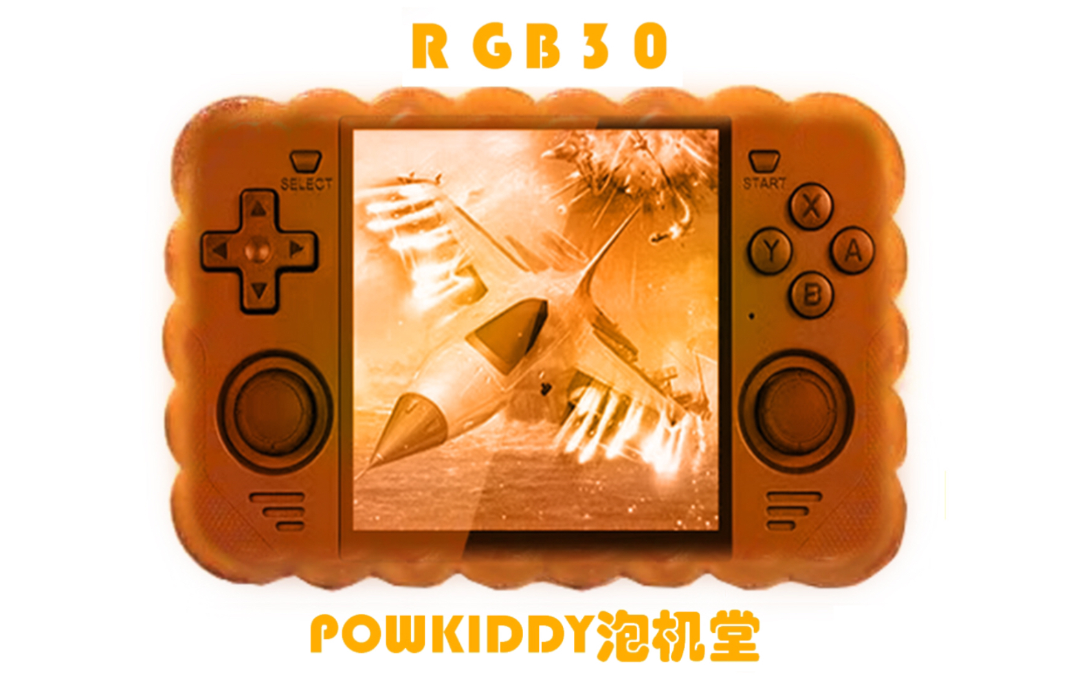 月饼机?雪饼机丐版?!泡机堂 POWKIDDY RGB30哔哩哔哩bilibili