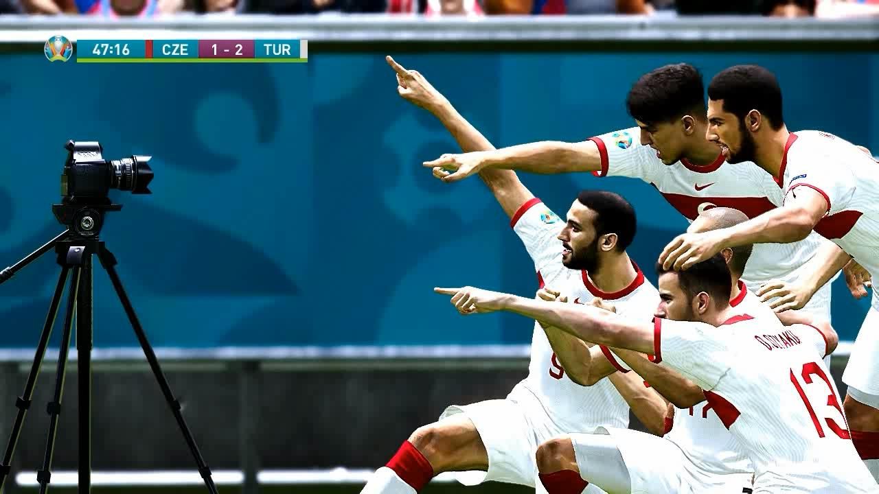 实况足球2021欧洲杯f组捷克vs土耳其