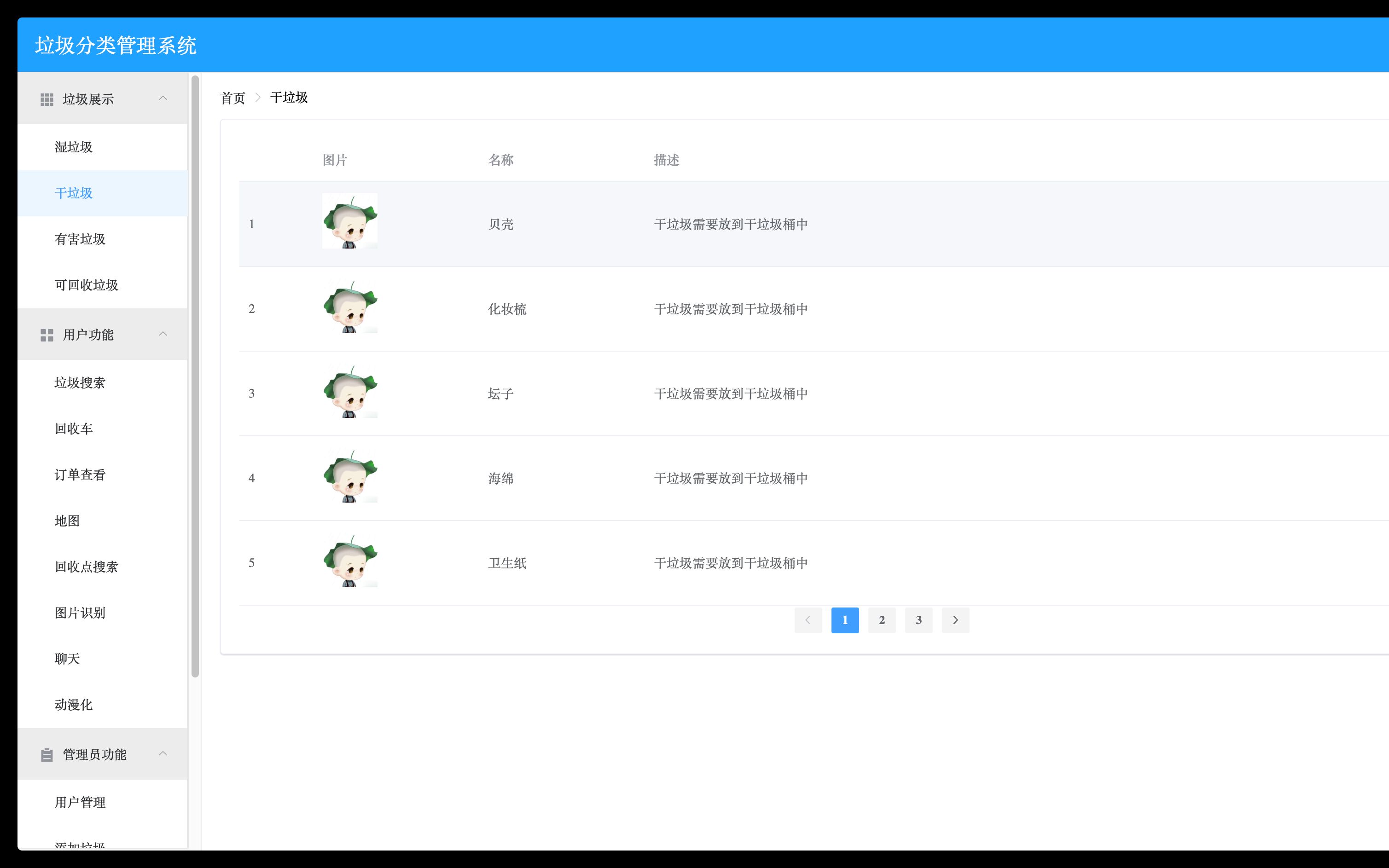 springboot+vue前后端分离垃圾分类系统哔哩哔哩bilibili