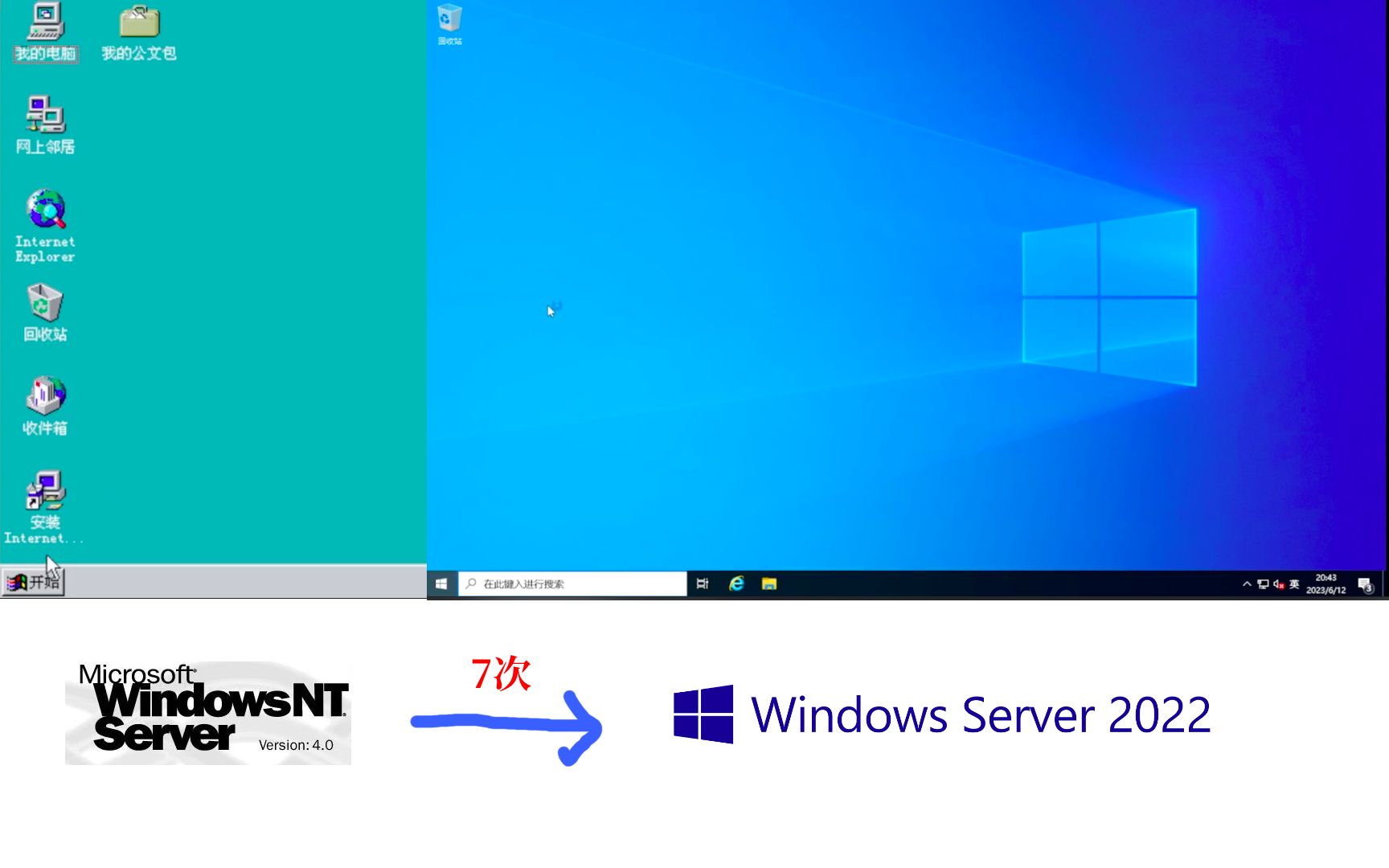 我从Windows NT 4.0 Server一路升级到Windows server2022:升级之路哔哩哔哩bilibili