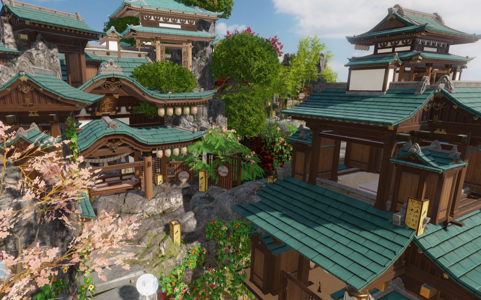 【一梦江湖|楚留香】宅邸装修·100元的六级花花绿绿的仙侠风汀心小