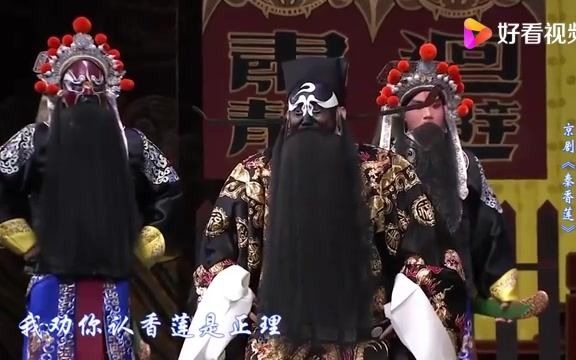 京剧秦香莲选段包龙图打坐在开封府王瀛政饰演包公
