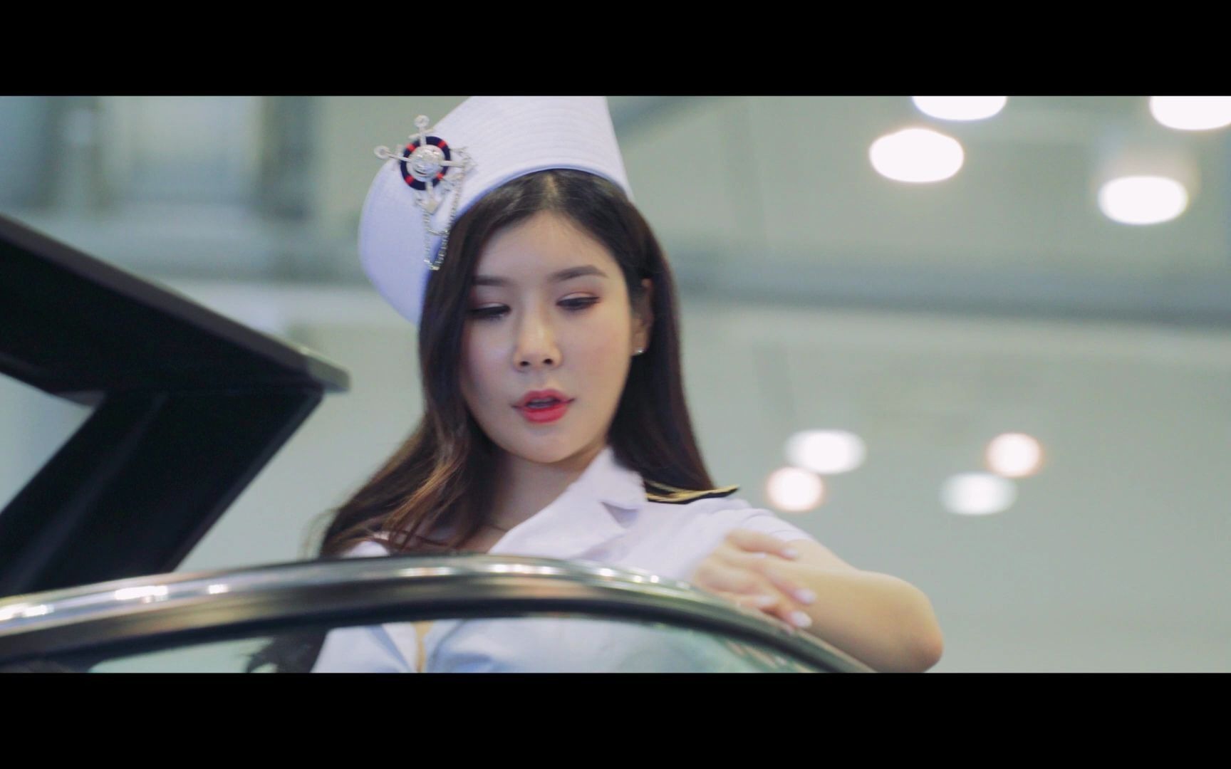 韩国美女模特91~朱娜伊082021釜山国际游艇展