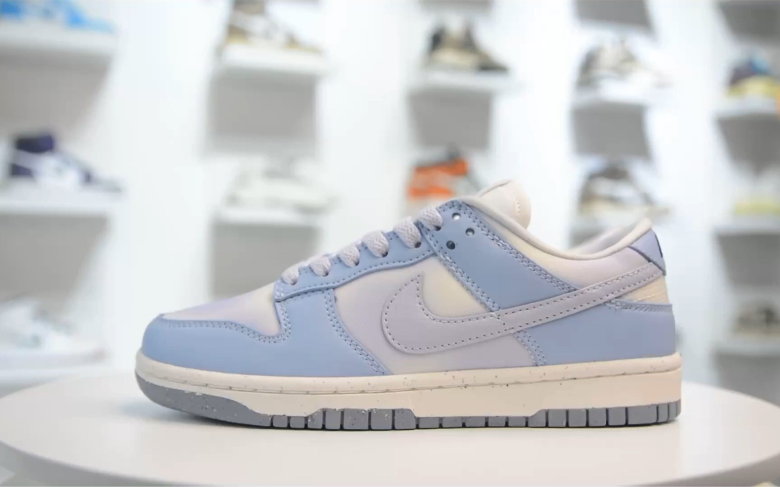 【独家实拍】nike dunk low "blue canvas" 浅蓝紫