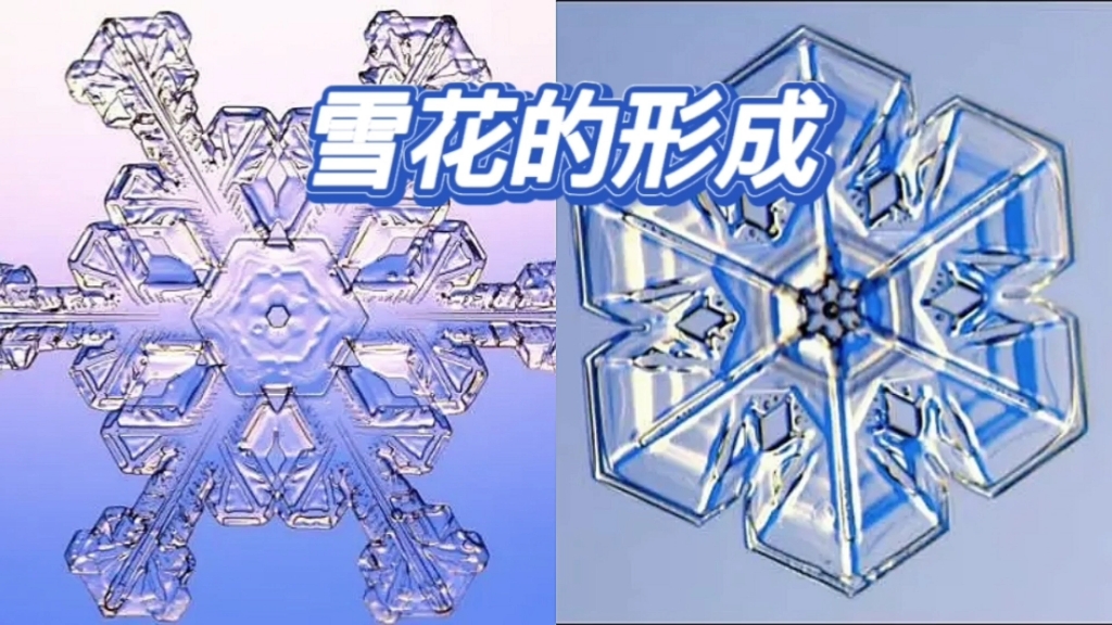 你知道雪花是怎样形成的吗?哔哩哔哩bilibili