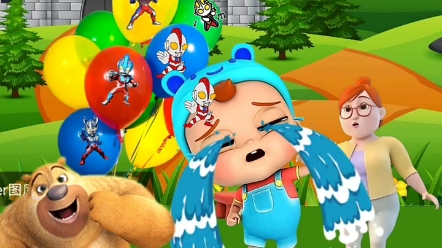 小灰灰没有奥特曼气球
