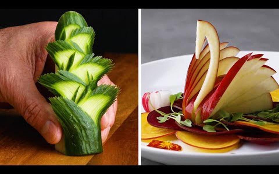 水果的创意切法|如何把水果切出高级感 #1-妃fei肥-默认收藏夹-哔哩