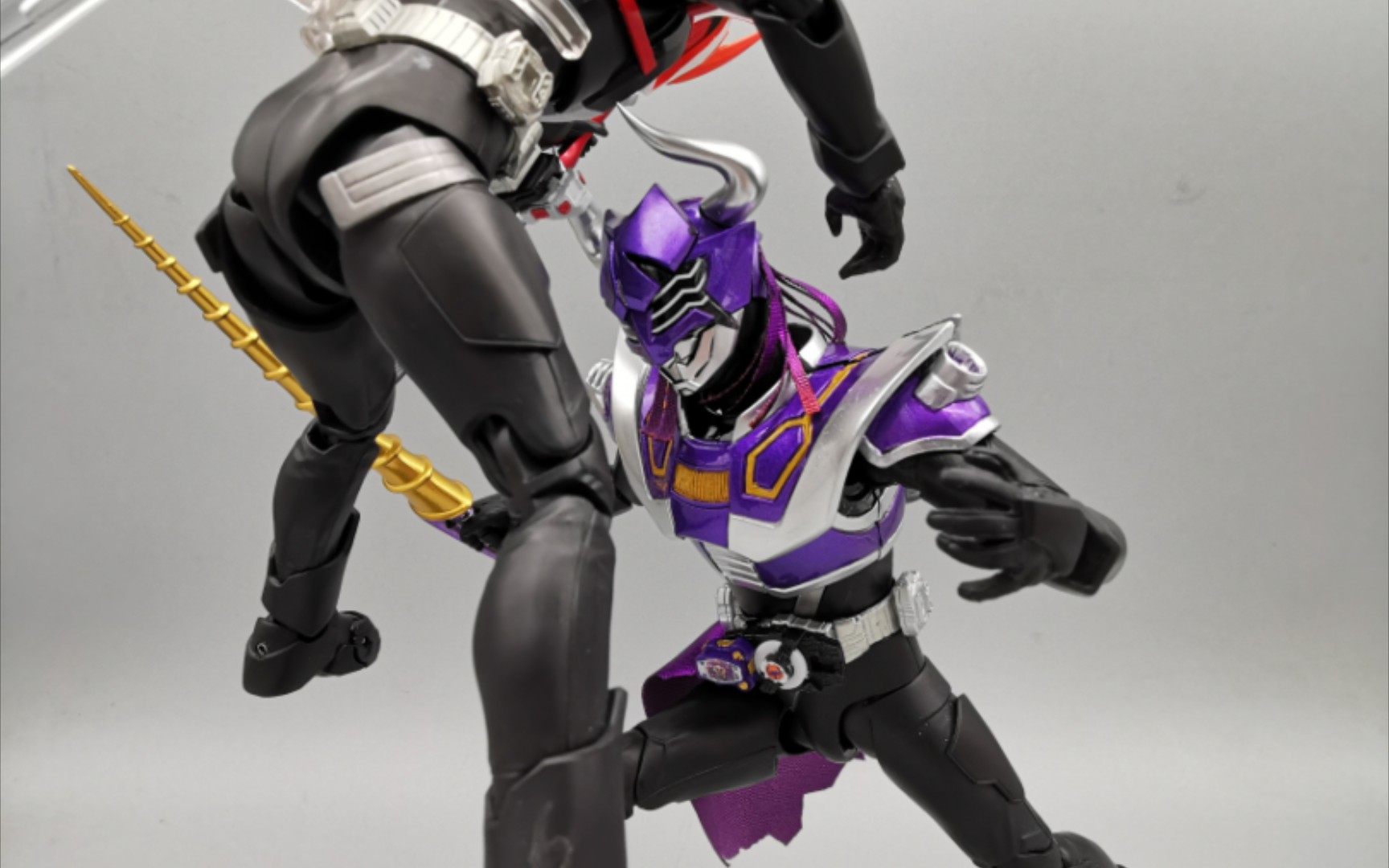 羔达模型shf假面骑士霸牛王蛇形态改件制作组装作例