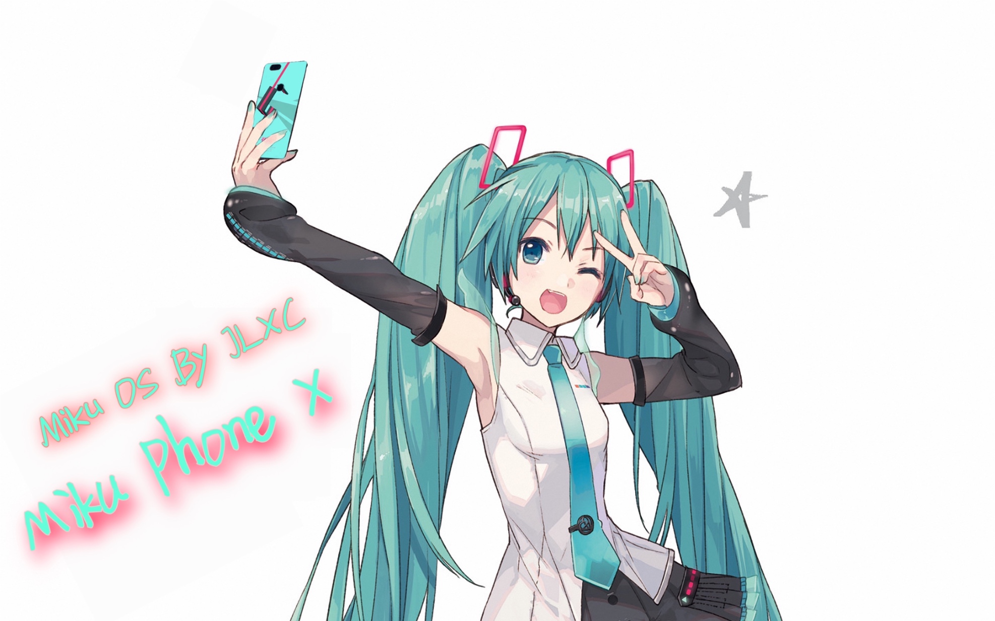 自制初音未来定制手机Hatsune Miku 2020ver.スマホ哔哩哔哩bilibili