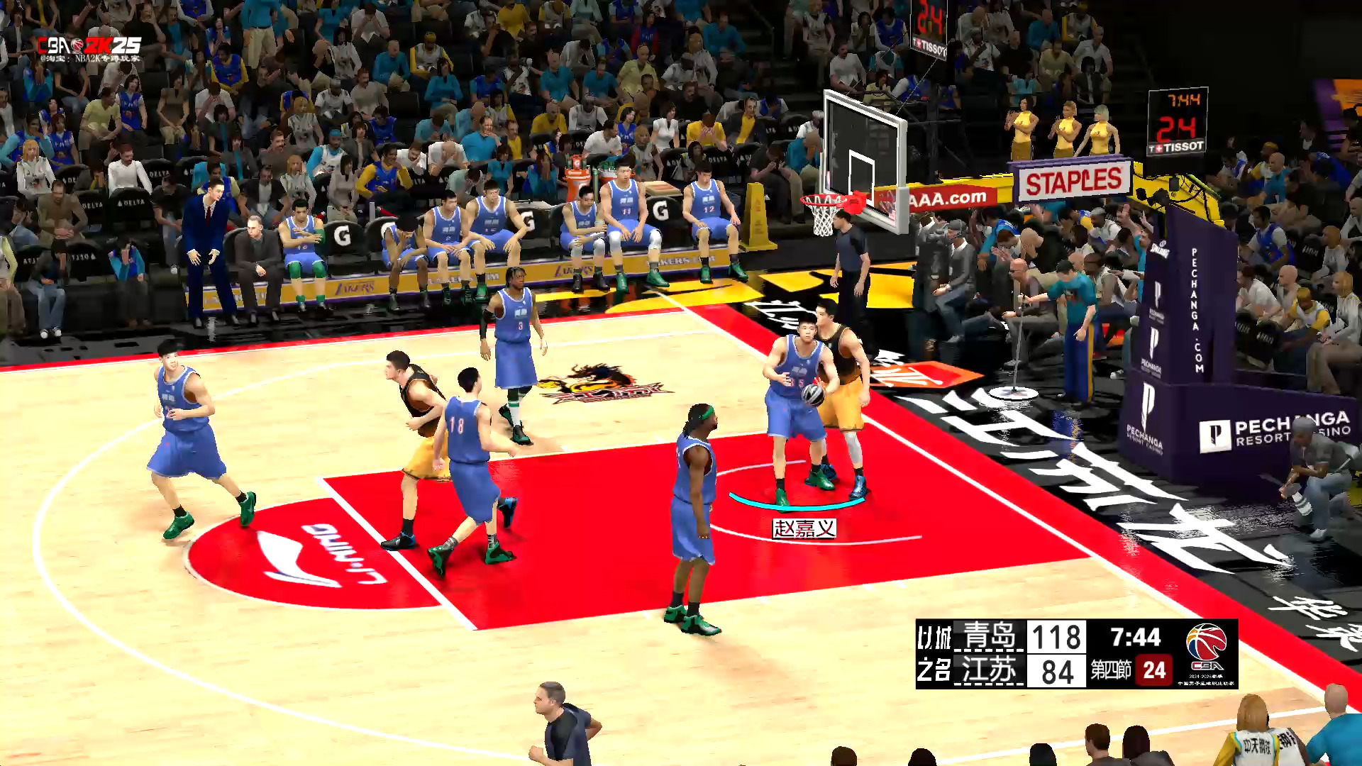 NBA2K14CBA2K25版本江苏肯帝亚107140青岛国信制药【第3节和第4节】哔哩哔哩bilibili