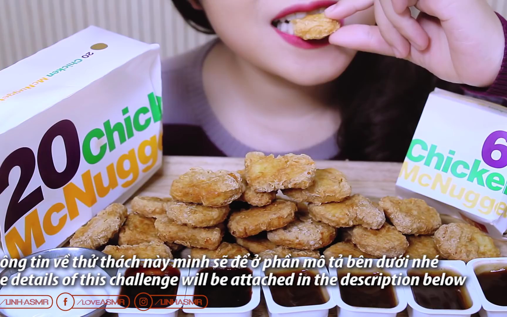 【linh asmr】小姐姐吃鸡块