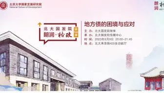 2023.9.15张明：中国地方债的三大特征与建议