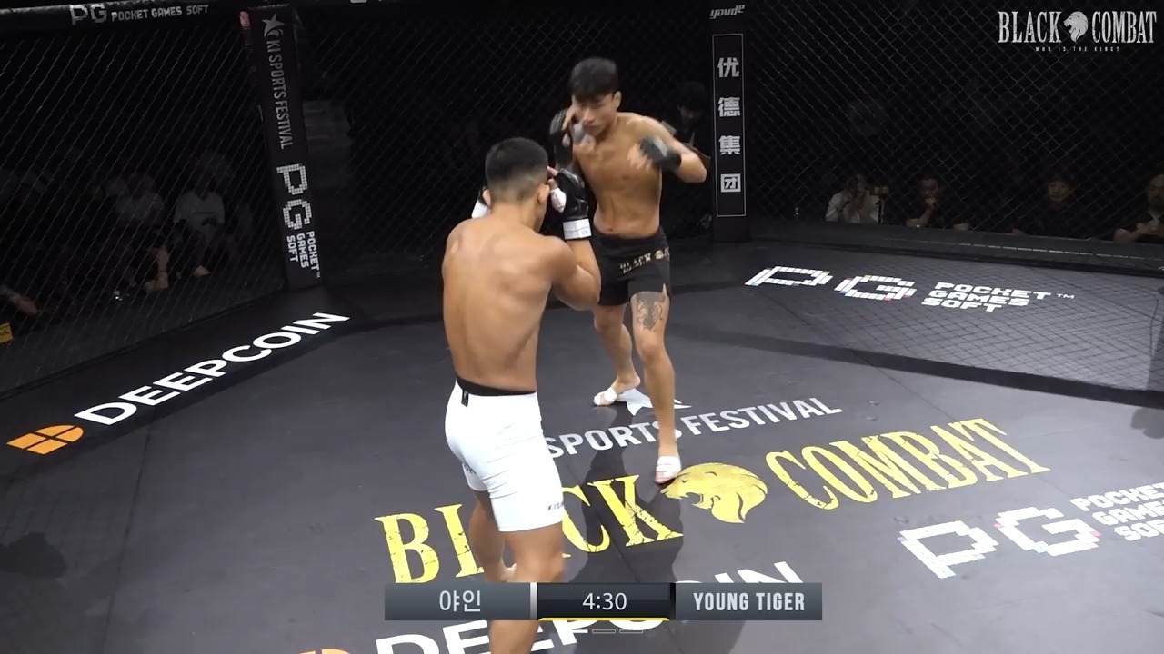 【black combat】李道谦 vs 李英勋 야인 이도겸 vs 영타이거 이영훈 [BLACK combat 11]