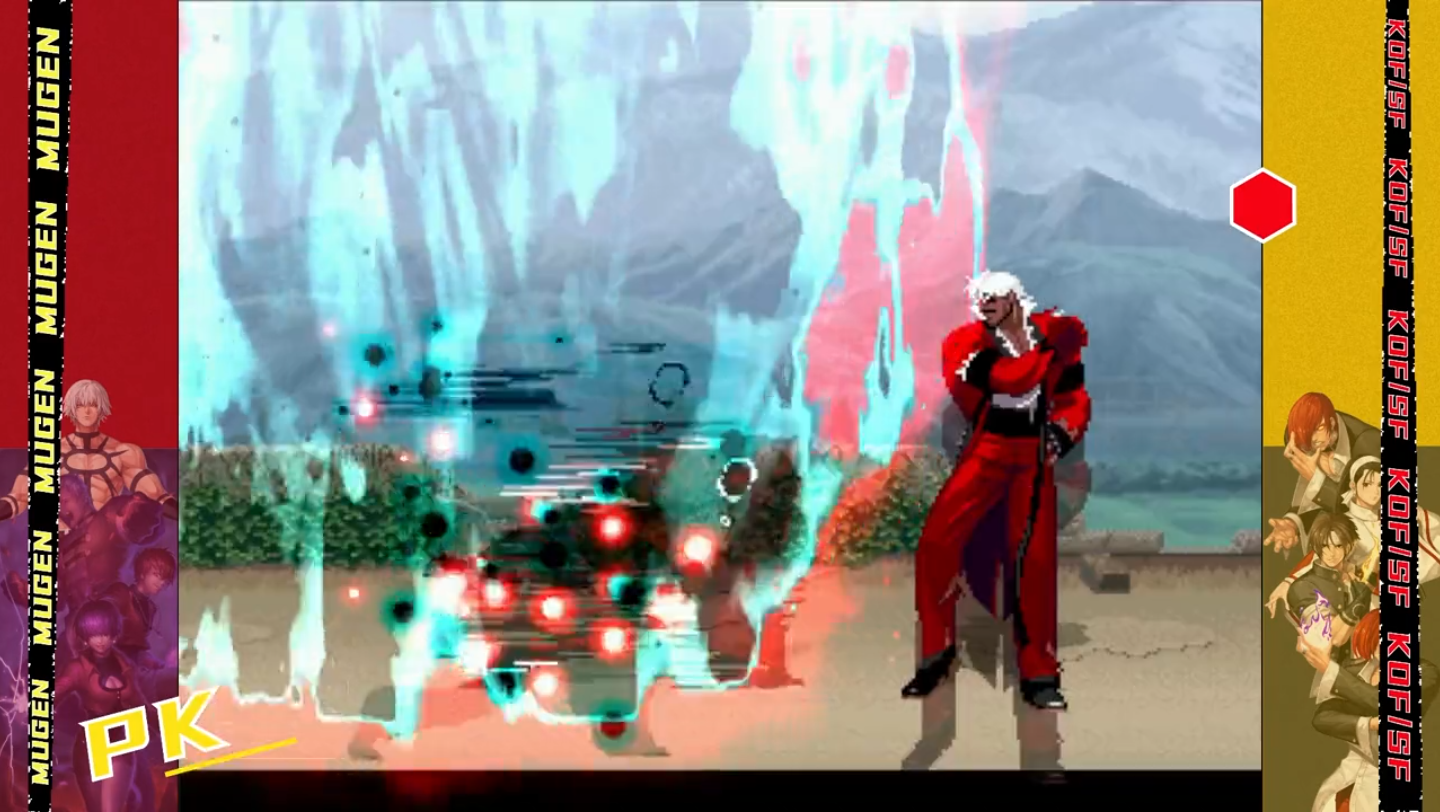 拳皇mugen,血魔八神庵vs搬运大师卢卡尔!