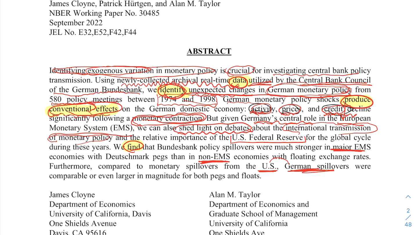 2022.10.1 paper: 全球货币政策和金融溢出效应 —证据来自于德国联邦银行政策冲击的一种新测量方法哔哩哔哩bilibili