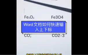 Download Video: Word文档如何快速输入上下标