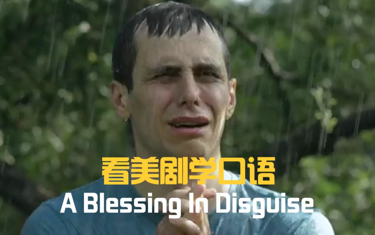 It's a blessing in disguise,中英文成语绝配,你超熟悉的!哔哩哔哩bilibili