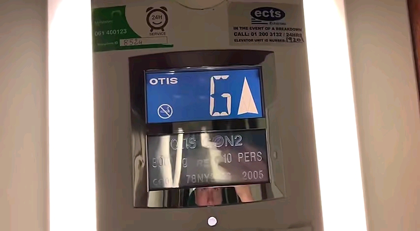 【转载】外国酒店一部奥的斯gen2电梯