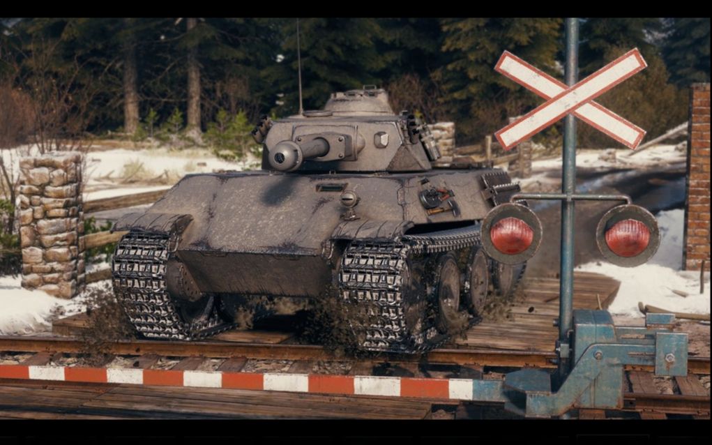 《坦克世界》d系6级轻坦 vk2801 105 4900伤1300协助 m 这不是轻坦,这