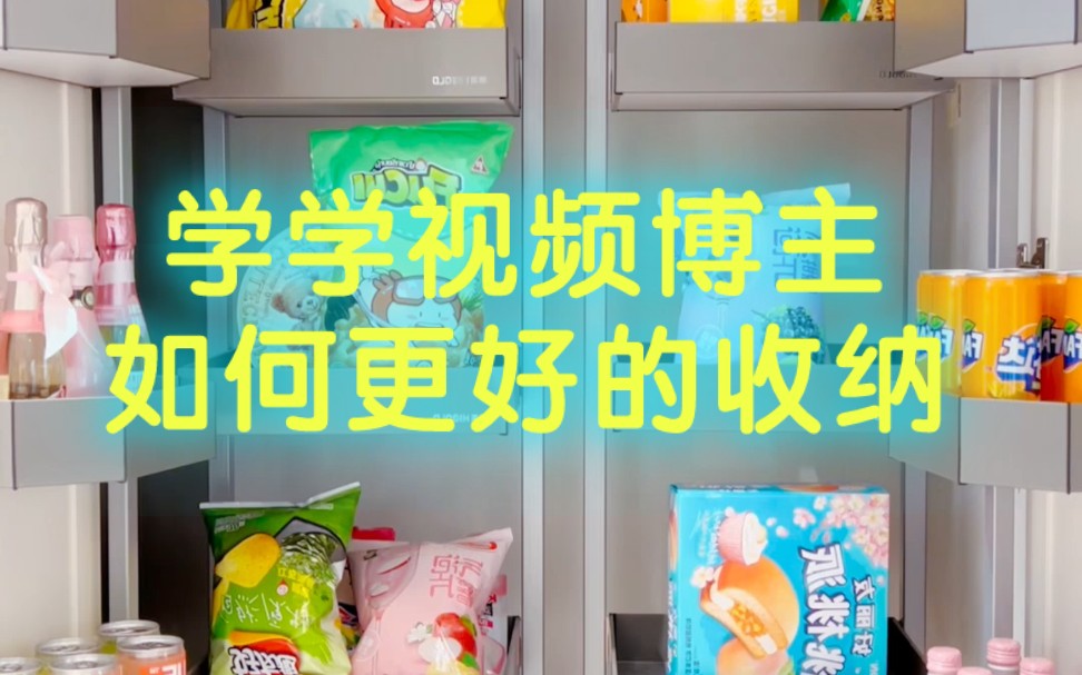 不看柜子白做! 收纳小白得知道的这几个收纳巨实用的拉篮 !哔哩哔哩bilibili