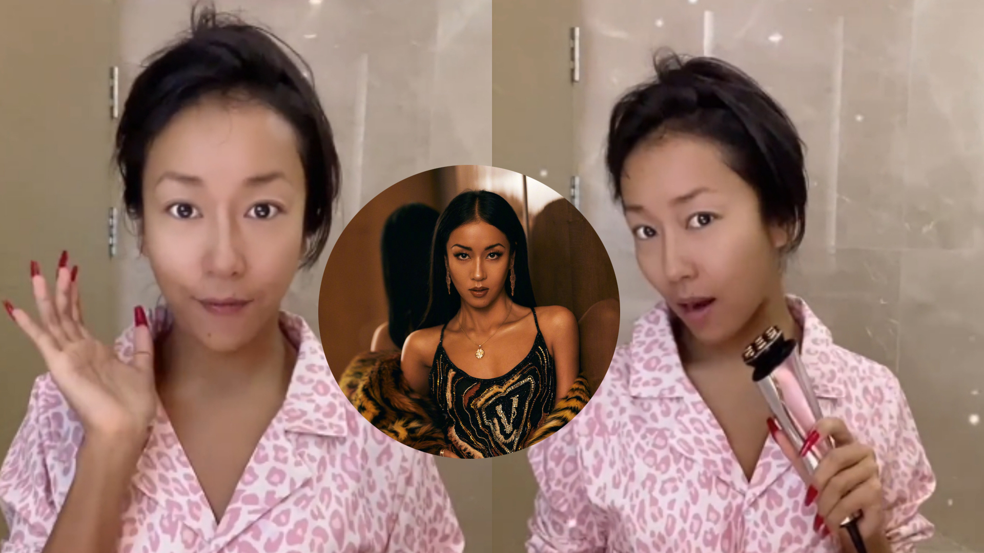 吉克隽逸素颜大变样,白了不止两个度,辣妹女王范全无满满素人感_哔哩