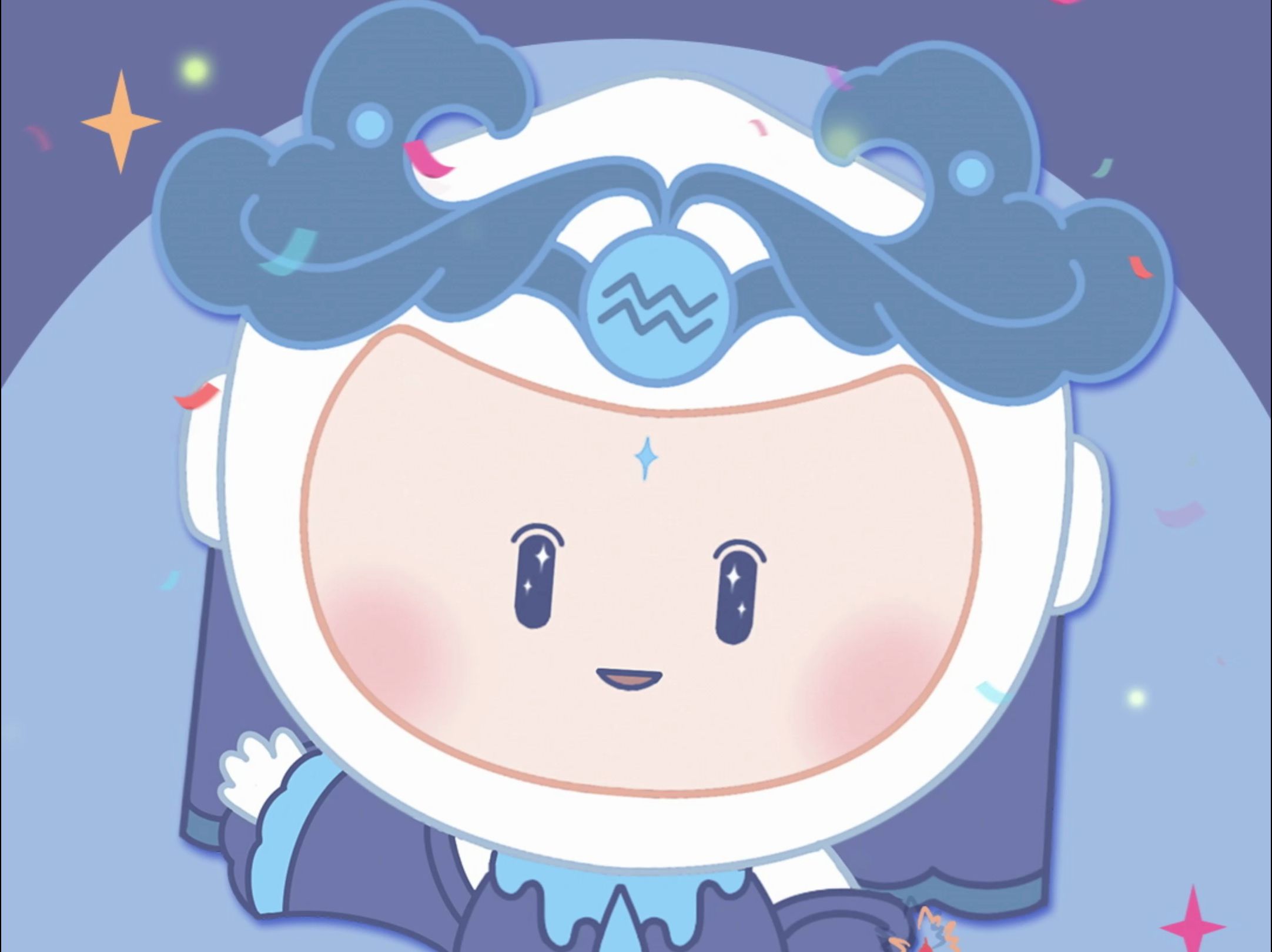 【白桃星座】水瓶宝宝集合!快来吹蜡烛许愿啦!