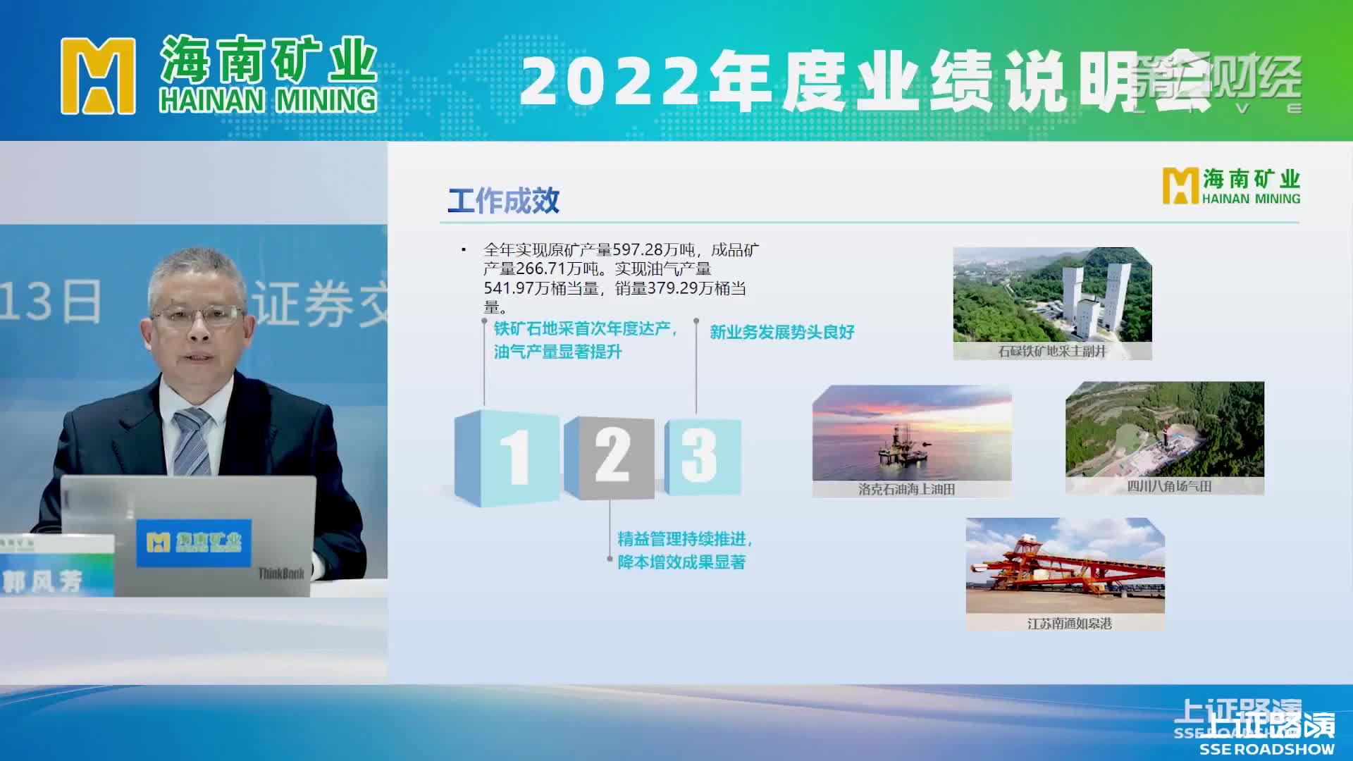 海南矿业2022年年度业绩说明会哔哩哔哩bilibili