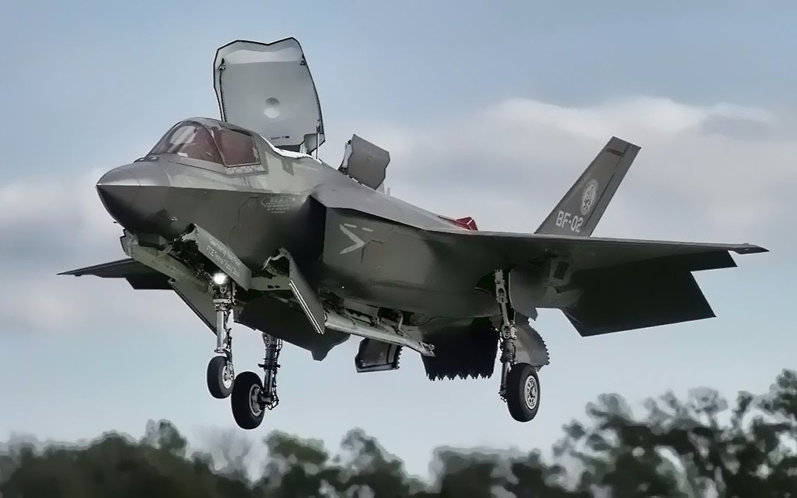 全球最先進戰鬥機f-35b閃電2 傾斜表面垂直起降測試