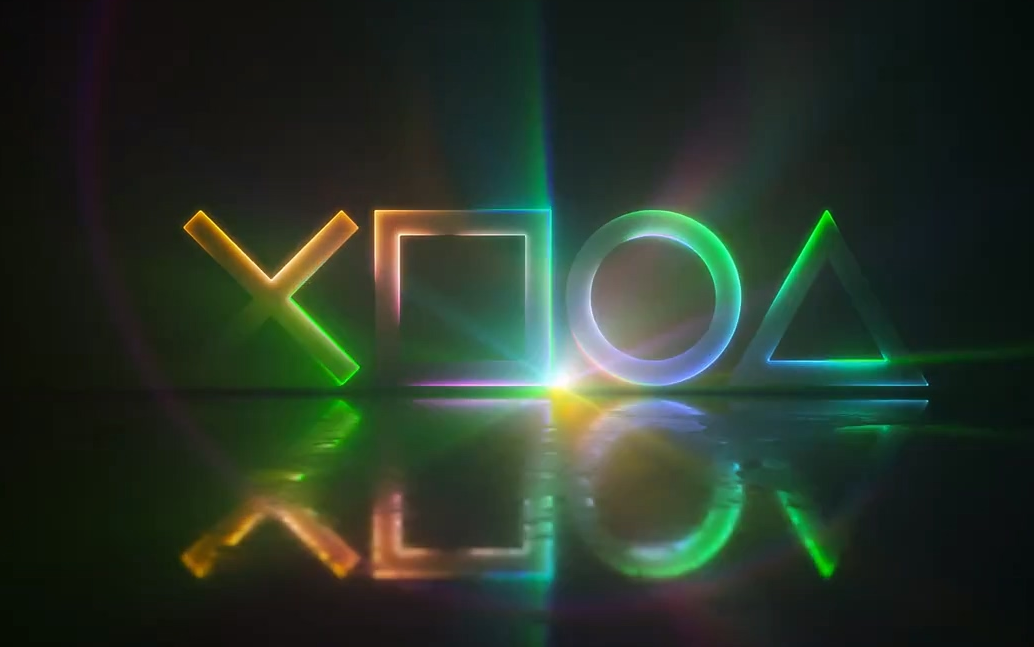 ae模板-霓虹灯发光舞台灯光照射镜面特效的动态logo片头模板标识品牌