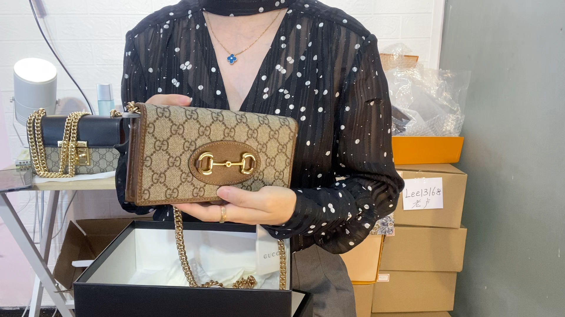 gucci1955woc小链条包