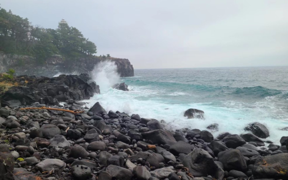 [图]震惊到了，伊豆城崎海岸—大海，火山石与原始森林合奏交响曲！