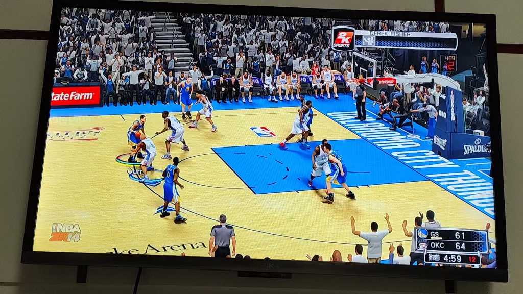 XBOX360 NBA2K14 西部决赛 雷霆对勇士 威少反绝杀哔哩哔哩bilibili