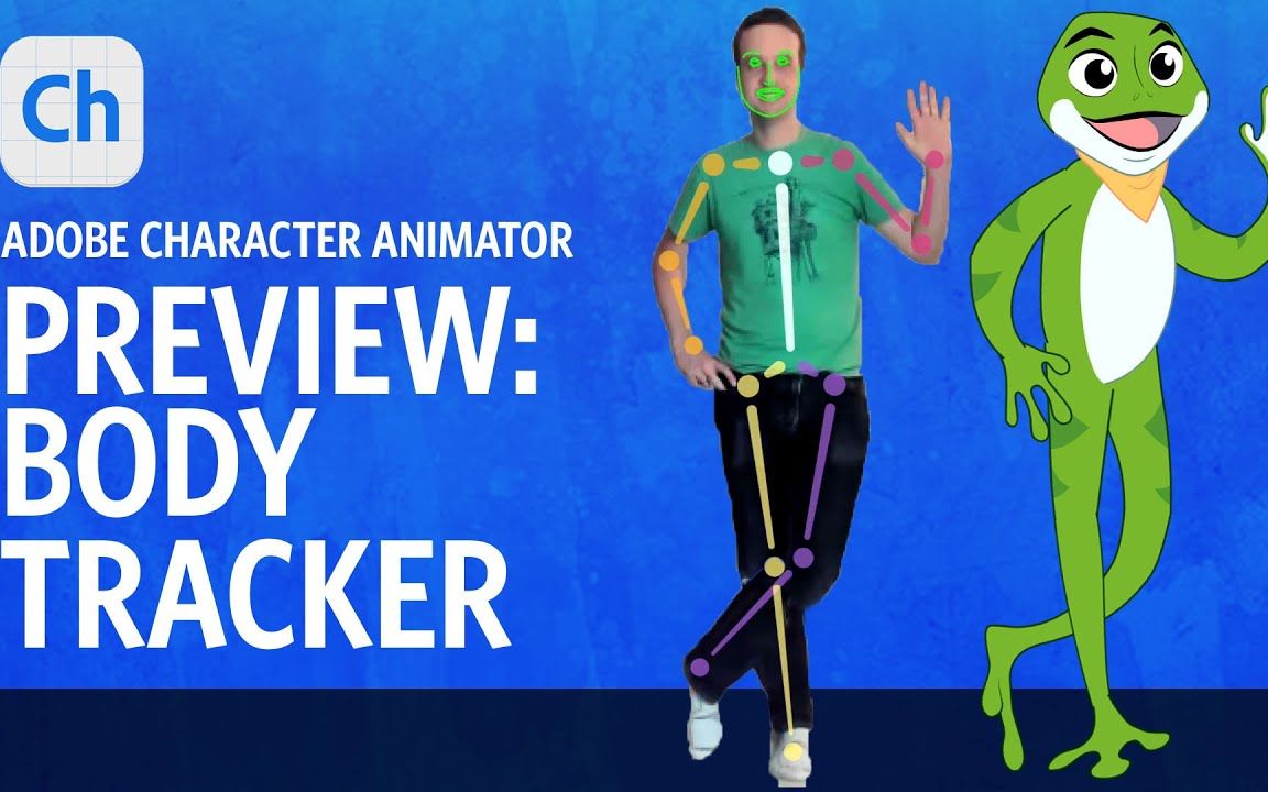 实时身体跟踪器(Adobe Character Animator)哔哩哔哩bilibili