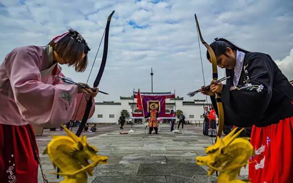 允中弓社(原宁波汉服羿甬军)2016年郑氏十七房乡射礼