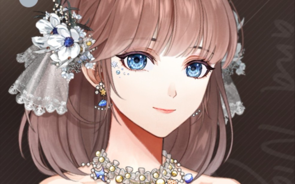 光与夜之恋一周年抽到的第一个婚纱萧逸的绮梦诗好看真的