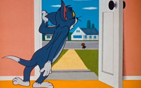 杰瑞离家出走,离开了汤姆