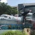 带你看一架服役超过二十年的老飞机，博物馆近距离实拍新加坡空军E-2C“鹰眼”预警机