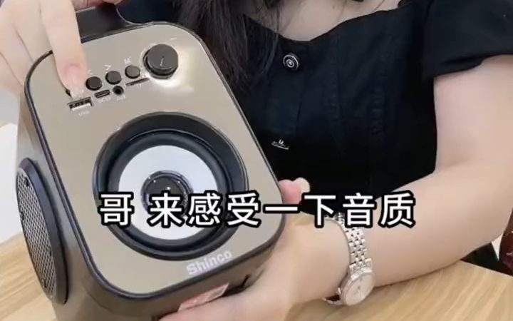 新科蓝牙音箱户外大音量无线便携U盘小型家用智能低音炮手提音响哔哩哔哩bilibili