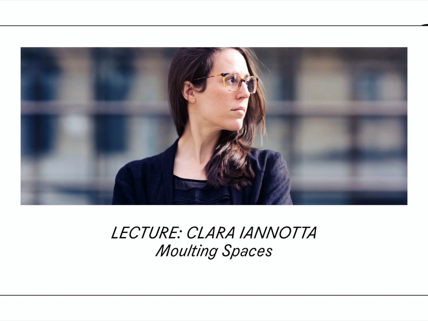 darmstadt 2021: lecture clara iannotta "moulting spaces"