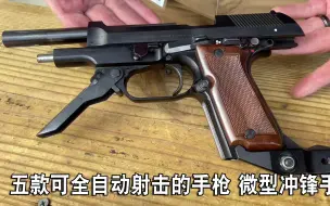 Download Video: 五款可全自动射击的手枪——实弹射击展示 微型冲锋手枪