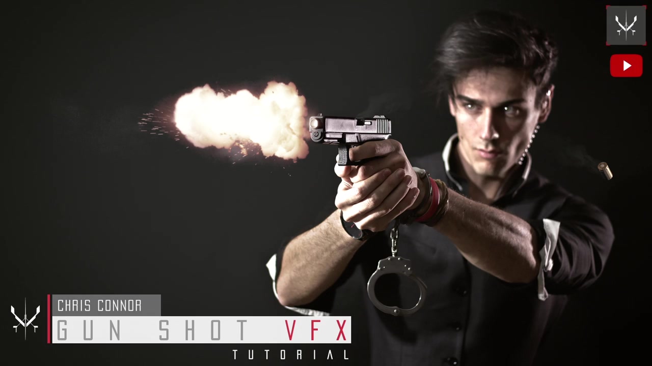 ae开枪火焰闪光特效合成教程advancedcinematicgunshottutorialmuzzle