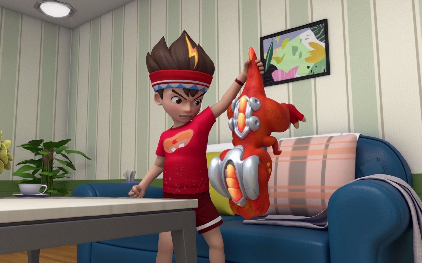 心奇爆龙战车3陀螺战车第15集龙辰的过去