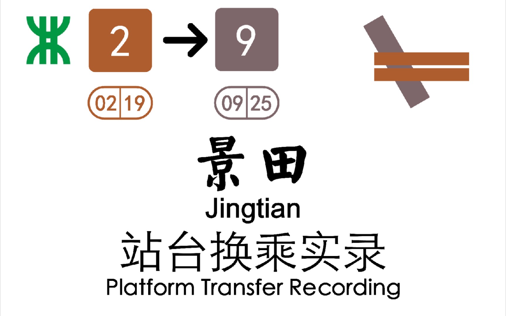 [深圳地铁] 景田站 2号线9号线 换乘实录哔哩哔哩bilibili