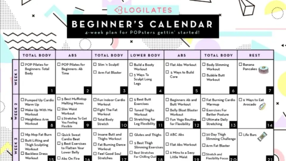 28 Day Ab Challenge!  Pop pilates, Pilates moves, Pilates workout
