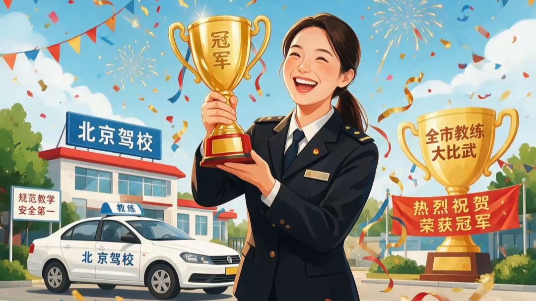 全市教练大比武，冠军是我们家的！🏆