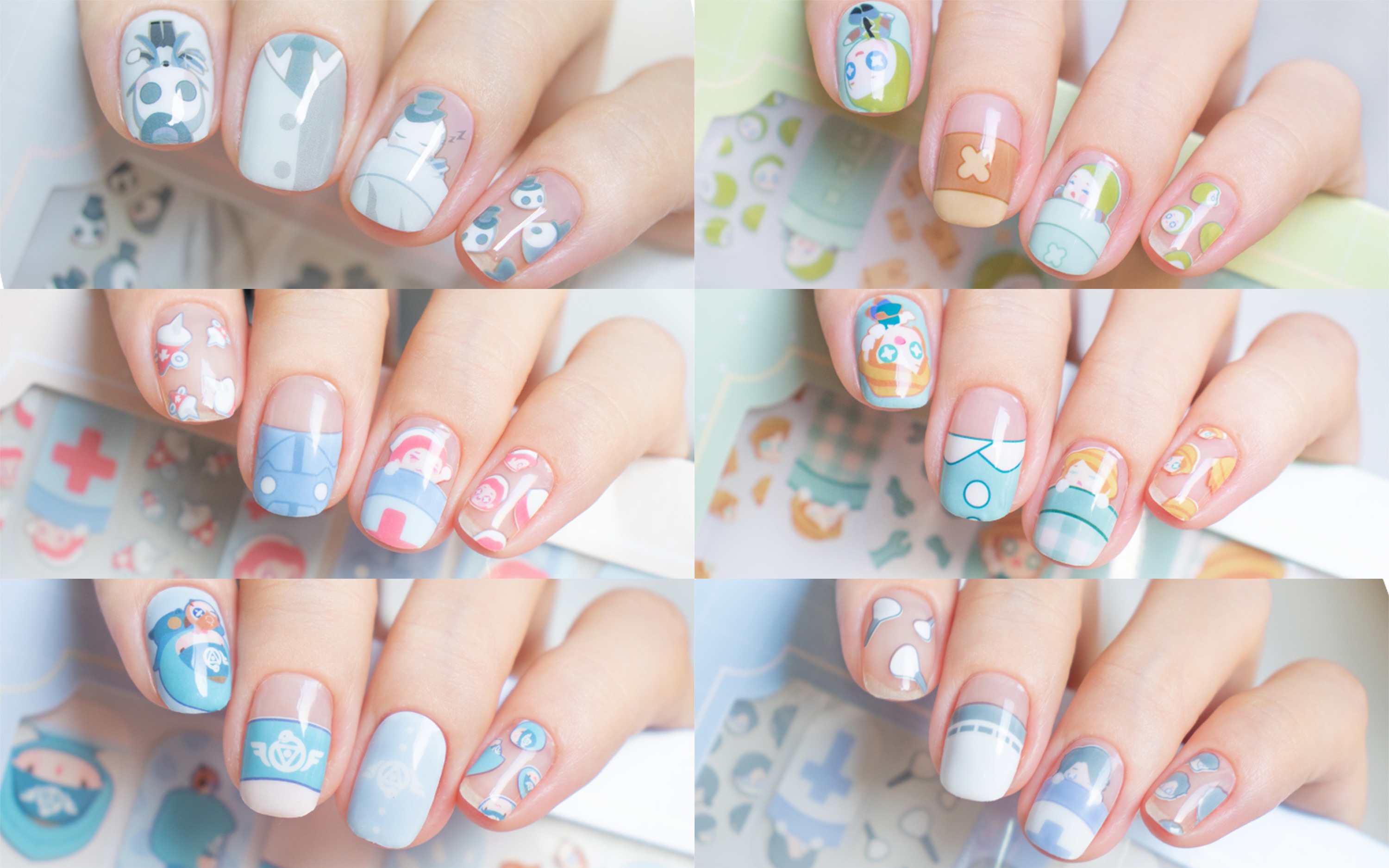 第五人格超q的角色美甲贴纸有没有你喜欢的那一个