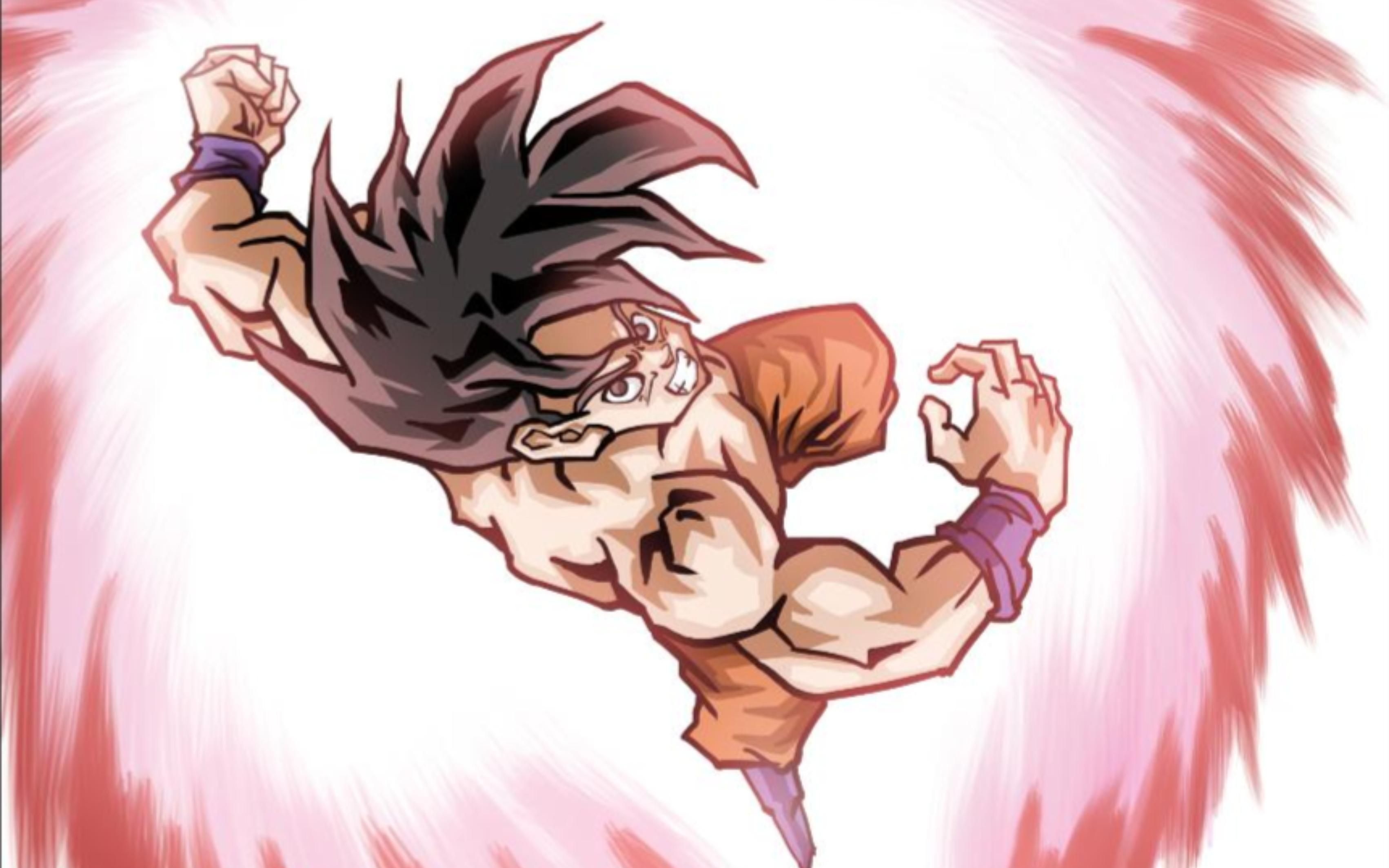 【板绘】用自创画风打开界王拳孙悟空